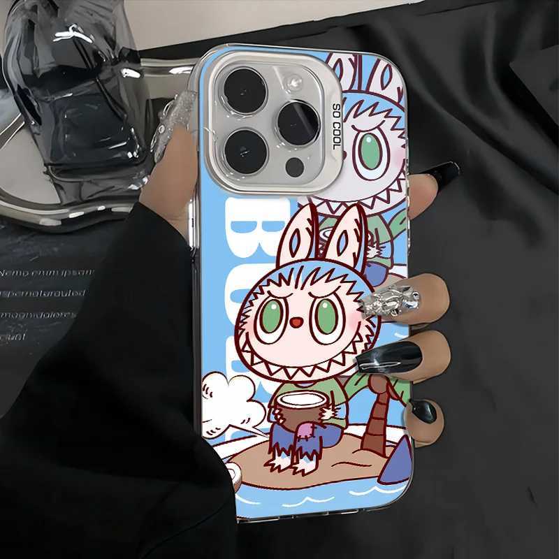Luxury ar Cute Labubu HOT Chinese Style For iPhone Case 16 15 14 13 12 11 Pro XR XS Max 7 8 Plus Phone Y2K Cool Cover Z250207
