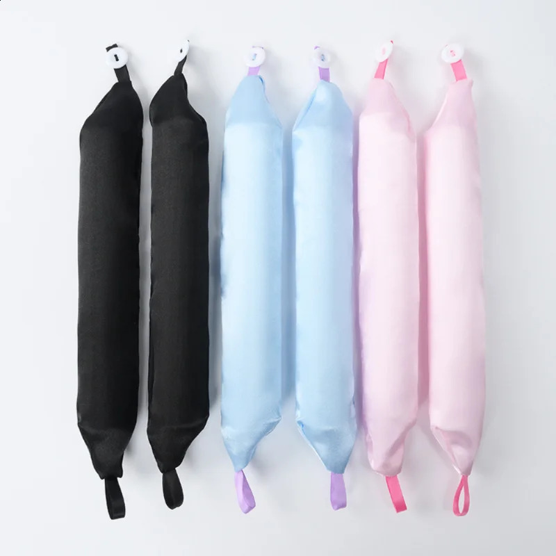 6Pcs Heatless Curg Headband No Heat Silk Curls Rollers Sleeping Lazy Soft Curlers Foam Rod Hair Styg Tools 241226