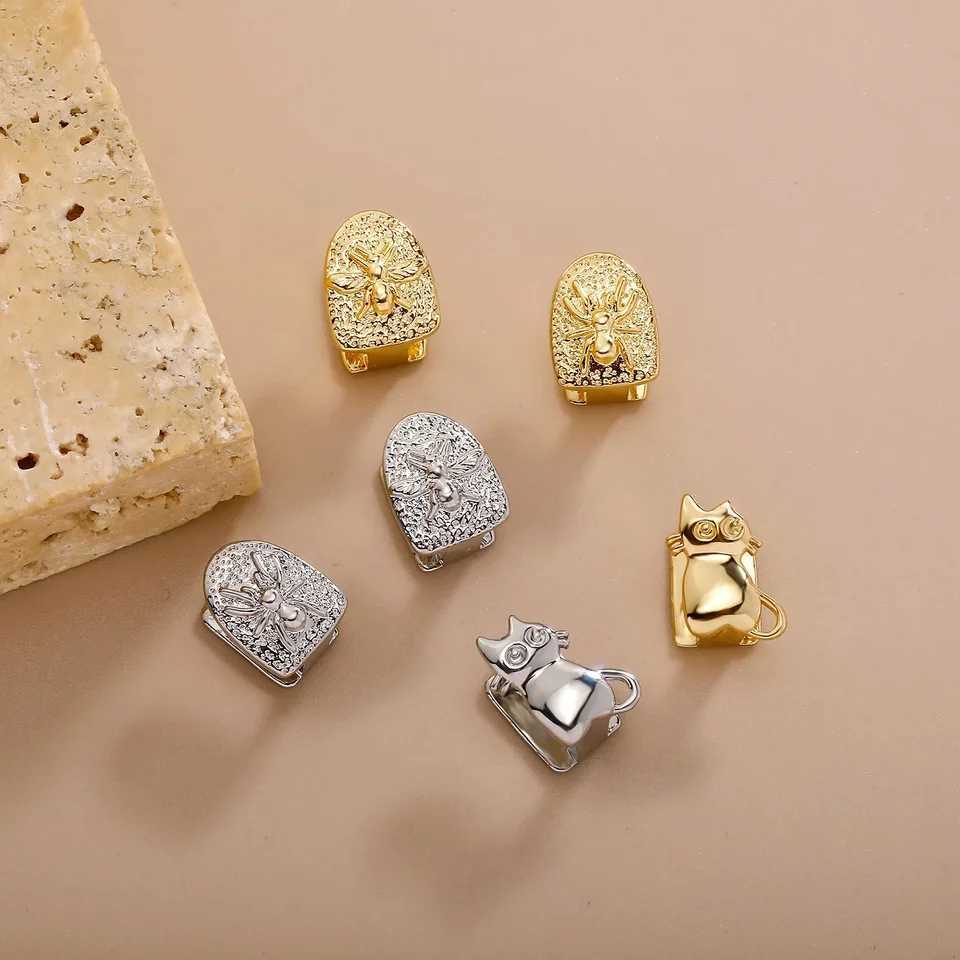 TOPGRILLZ Trend Single Animal Teeth Grillz Hip Hop Glossy Tooth Cs For Women Men Bo Jewelry Halloween Decoration W241227