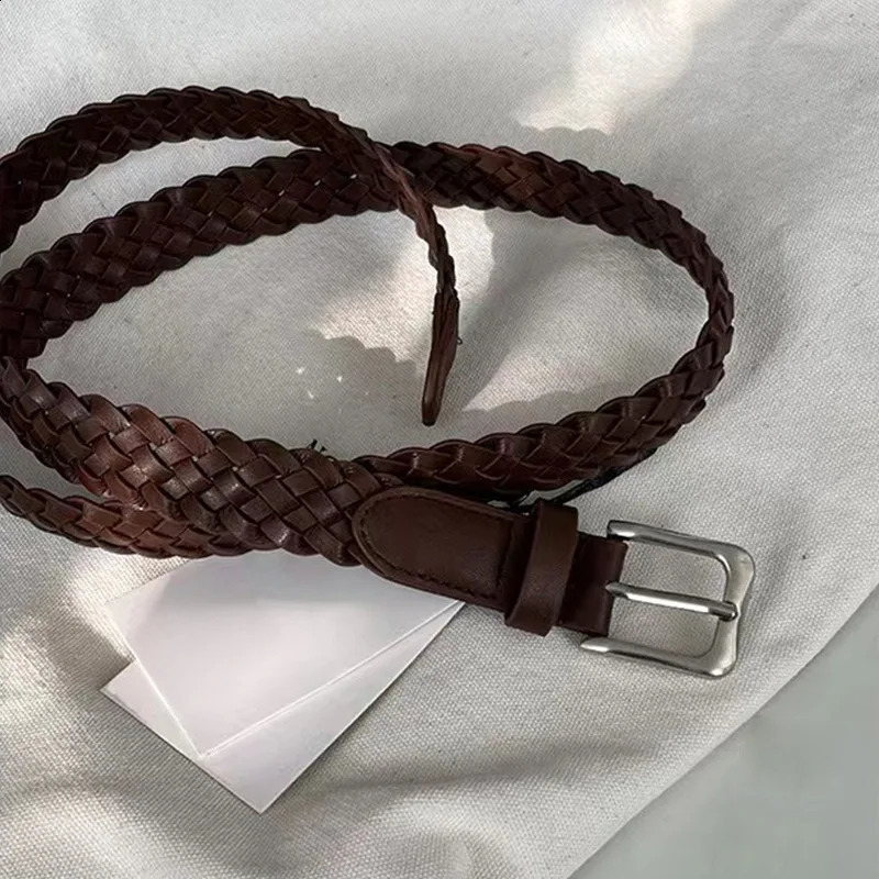 Creative Retro Woven Belt Women Korean Stylish Casual Elastic Waistband Jeans Accessories Belts 2000s Y2k 241226