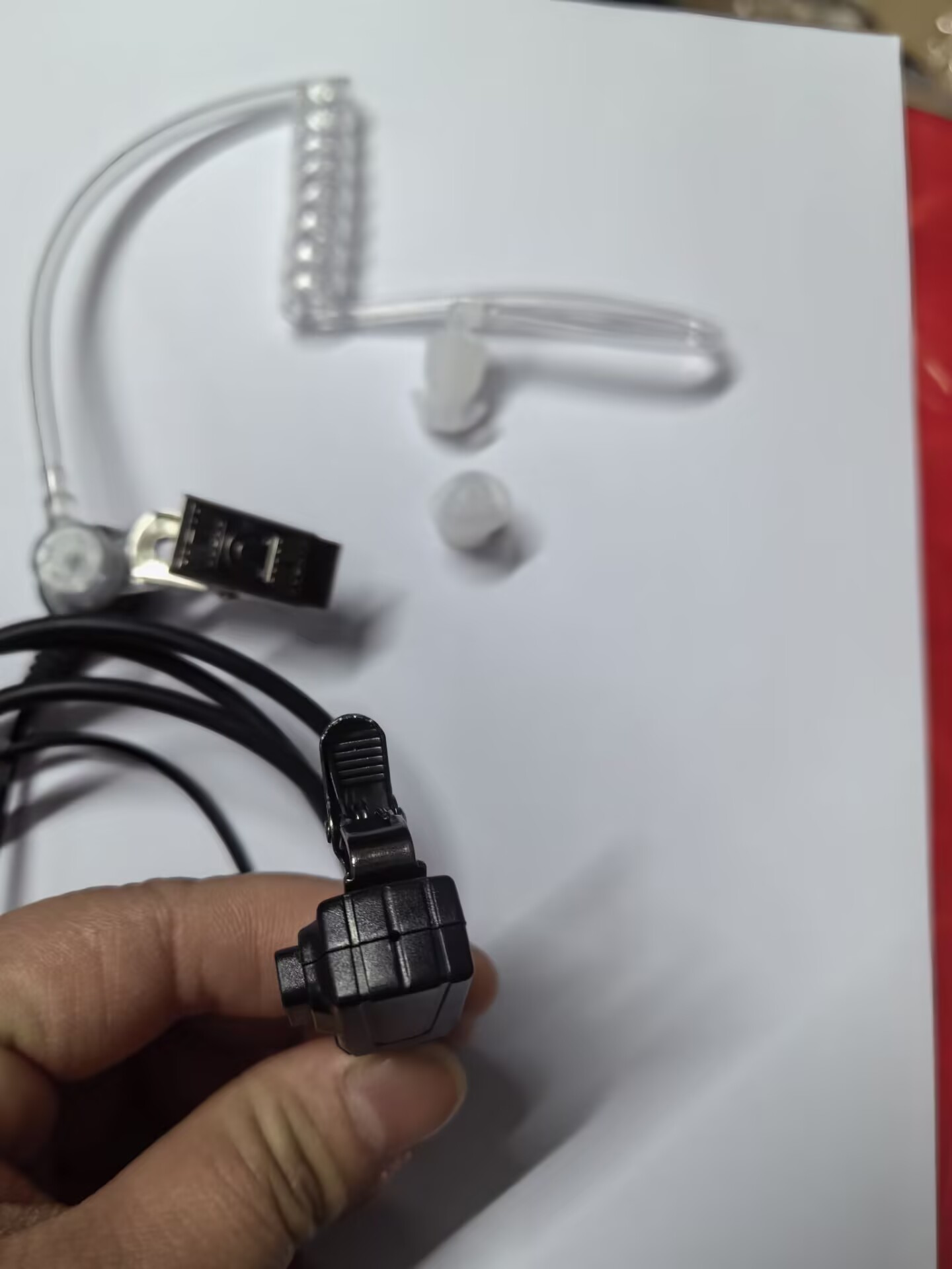Radio Mic Earphone Surveillance 2.5-millimeter Motorola Talkabout FRS T470 T475 Walkie Talkies