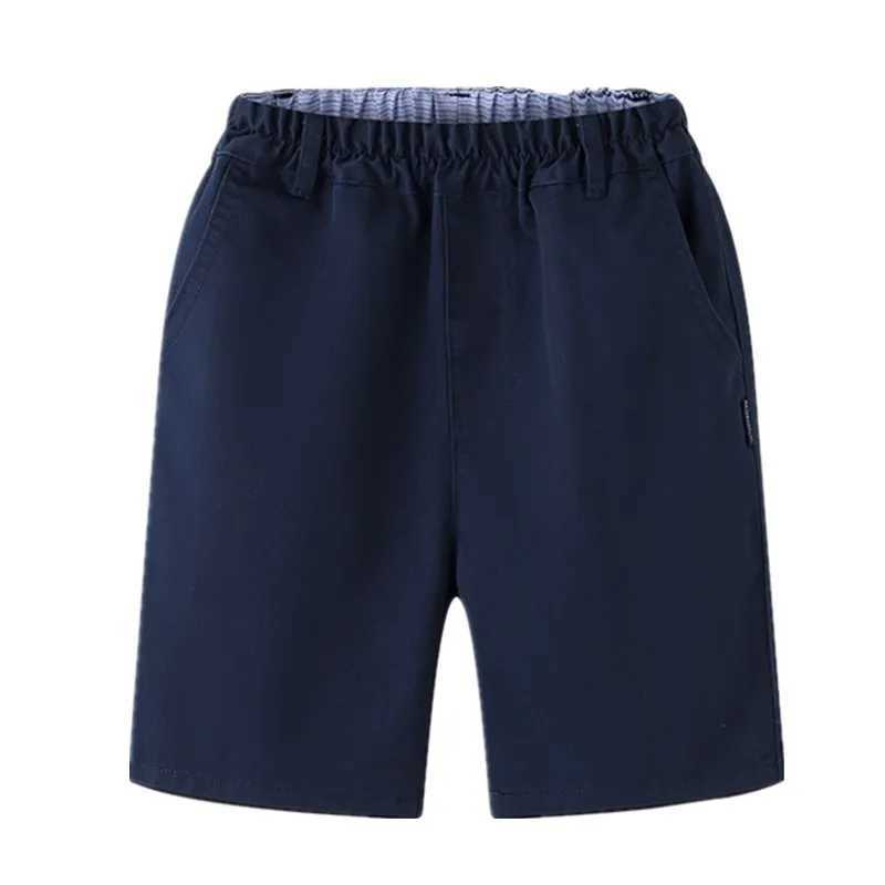 Childrens School Uniform Khaki Shorts Summer Lightweight Style Student Boys Navy Casual Pant For Kids Age 4-16 Years Clothes W241227