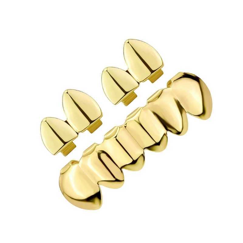 Hip Hop Teeth Grillzs Set Glossy HipHop Grillzs Set for Music rs Adjustable Teeth Cs Upper Lower W241227