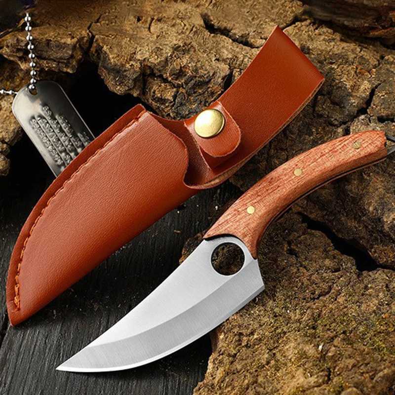 Forged kitchen meat slicer but with sharp knives chefs knife Boning knife practical knives for chopping polishing and fishing Y241227