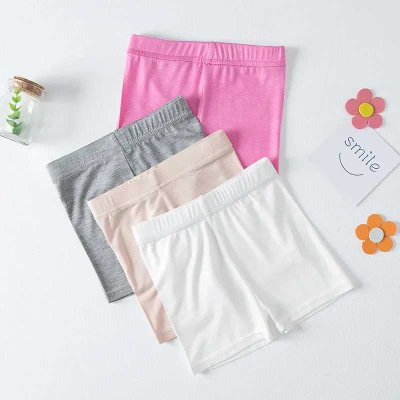 Summer girls short cotton dance safety pants beach underwear baby boxing shorts legs 3-12 years W241227