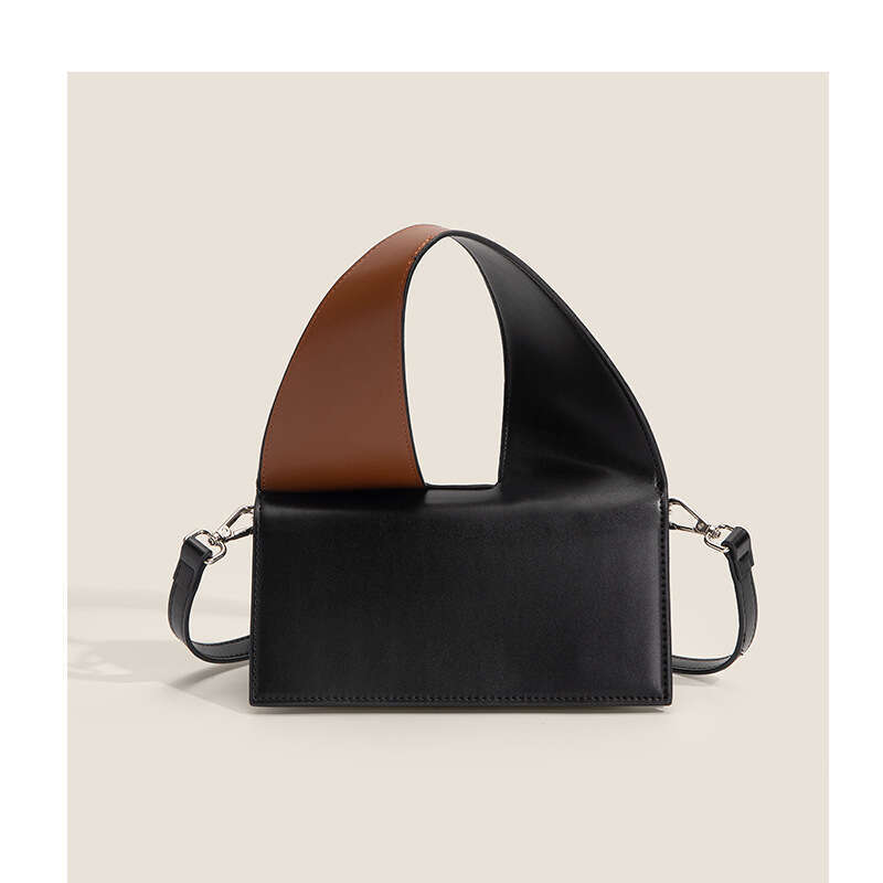 New Fashion Summer Crossbody Small Women's Organ Personalized Versatile Wide Strap Contrast Handheld Shoulder Bag