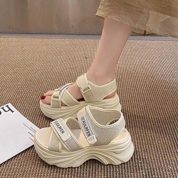 High Quality Sports Sandals Women Summer New Platform Womens Shoes Fashion Solid Color Beach Casual Womens Sandals T241227