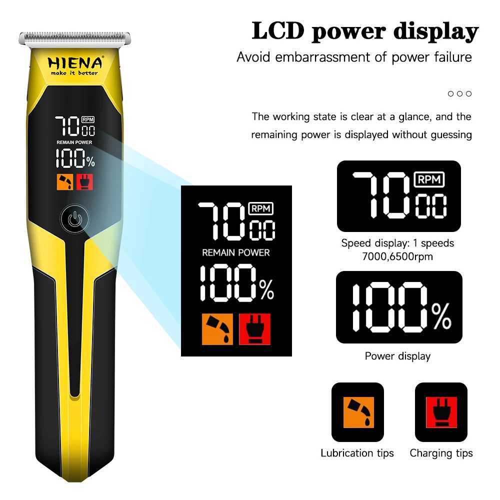 HIENA HYN-030 mens hair clippers Barber shop hair cutting machine man professional mens hair clipper hair trimmers hair clipper W241227