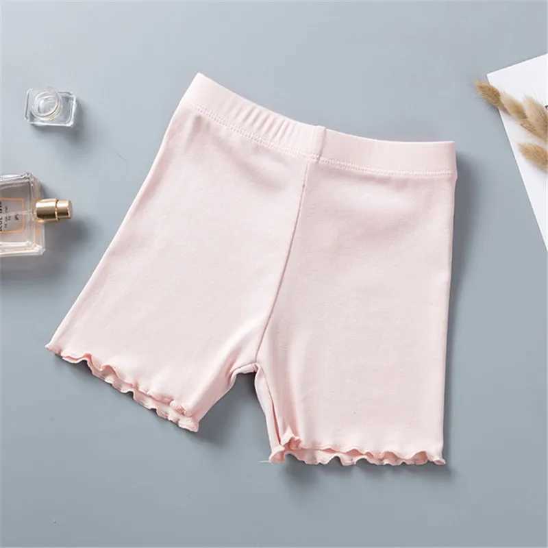 100% Cotton Girls Safety Pants Top Quality Kids Short Pants Underwear Children Summer Cute Shorts Underpants For 3-10 Years Old W241227