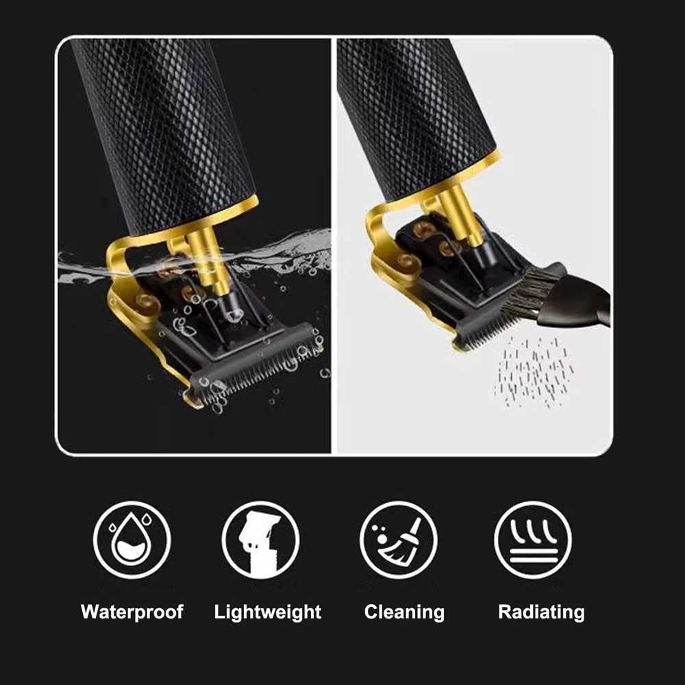 Professional Electric Rechargeable Hair Clipper Machine Hair Barber Trimmer For Men Hair Cutting Professional Beard Trimmer W241227