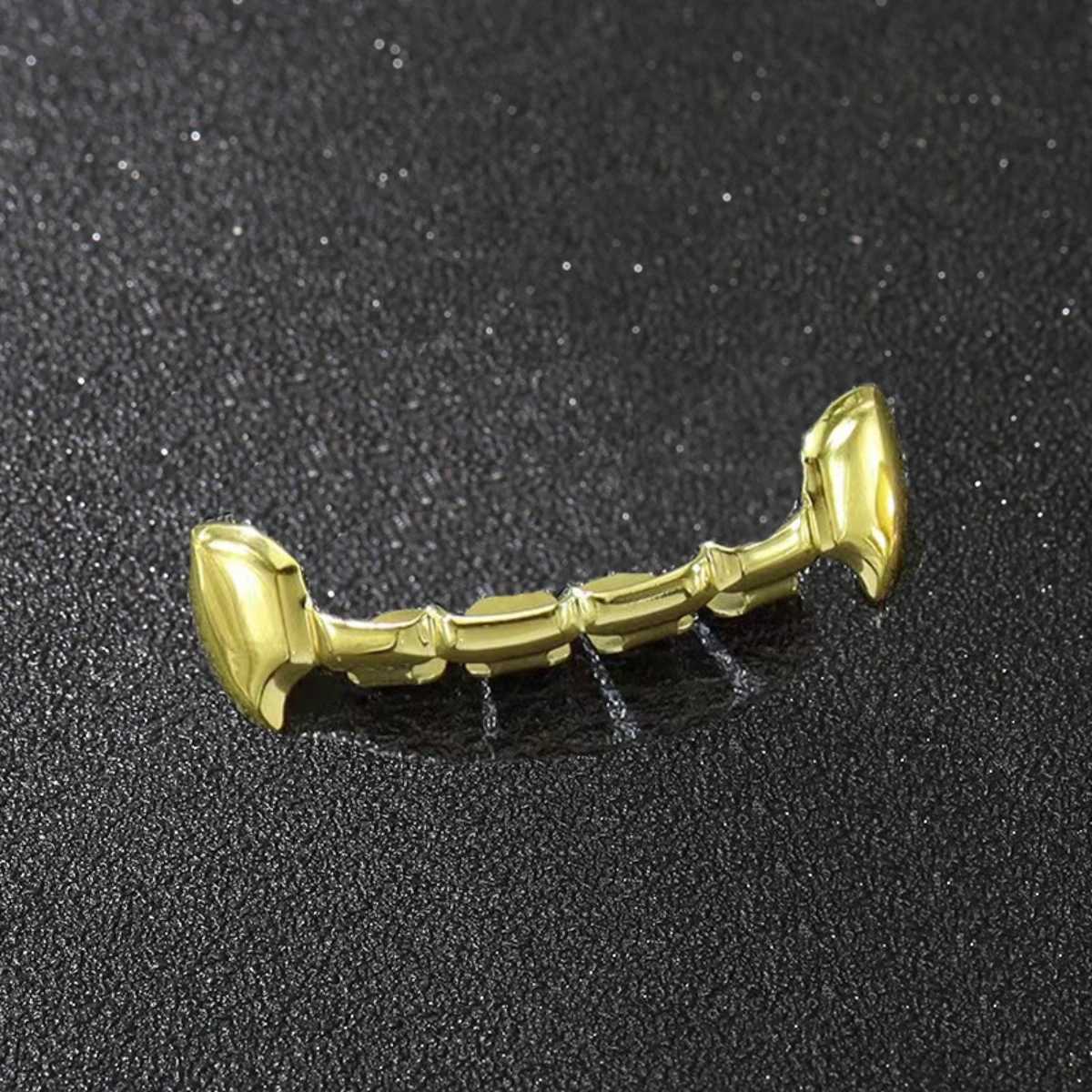 1pc/1pcs Halloween Hiphop Decorative Clown Fang Silver Plated Teeth Set W241227