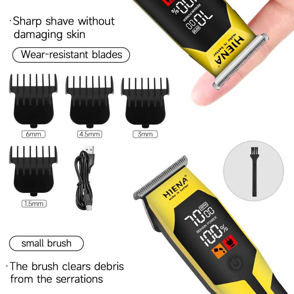 HIENA HYN-030 Hair clipper hair cut machine mens hair clipper home appliance professional barber machinestrimmer for men W241227