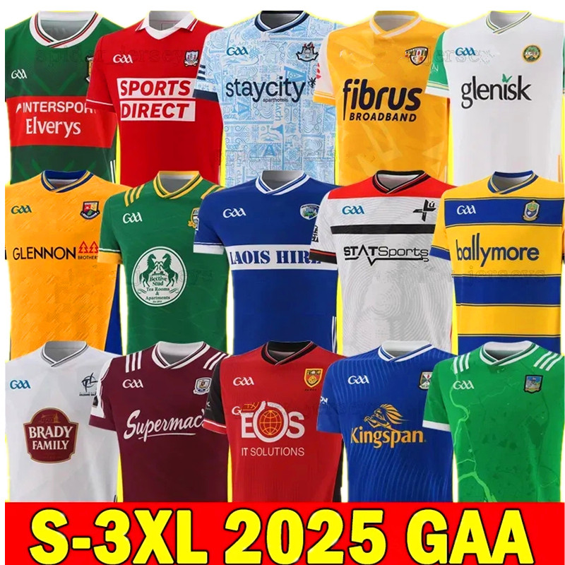 2025 GAA Rugby jerseys Louth Antrim Laois 24 25 Longford Cork Dub Alternative Meath Kildare Roscommon Offaly Galway Cavan Down Football Club Jerseys Men kids