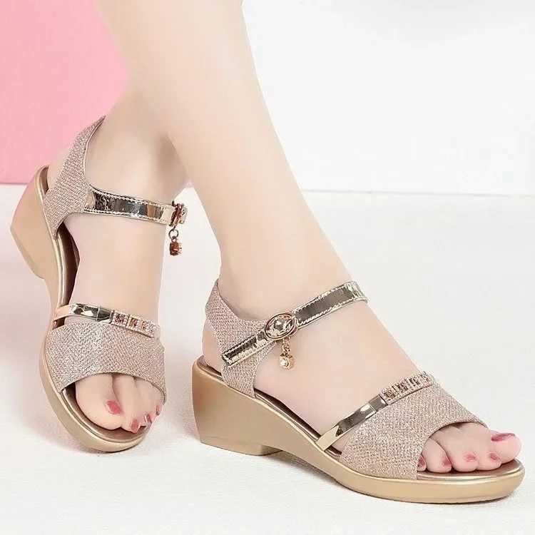 High Quality Summer Platform Sandals The New Roman Wedges Shoes for Women Sandals Fashion Heels Women High Quality High Heels T241227