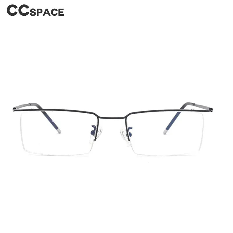 49540 Half Frame Alloy Optical Frames Men Women Ultralight Fashion Computer Glasses 241227