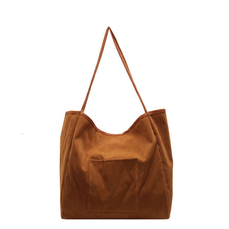 Autumn Winter Large Capacity for Women 2024 New Fashionable and Versatile Ins Crossbody Texture Suede Commuter Bag