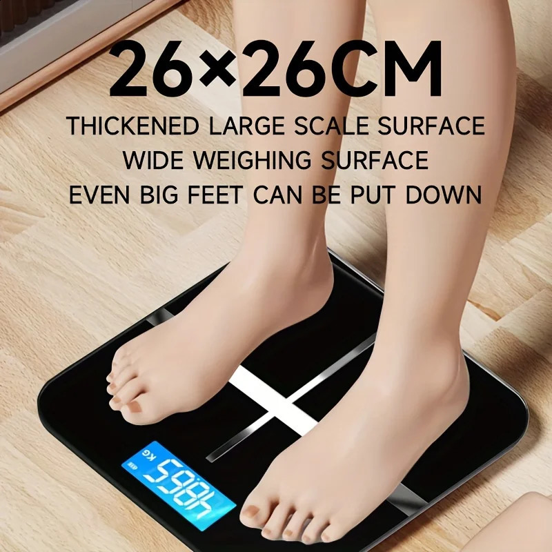 Weight Scale High Accuracy Intelligent Home Small Body Scale Dormitory Weighing Scale High Accuracy Electronic Weighing LCD HD 241226