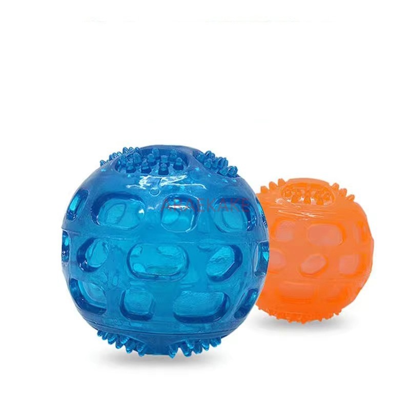 Dog toy ball for relieving boredom, teeth grinding, bite resistance, puzzle solving, voice training, pet toy for dogs