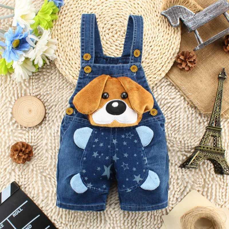 Summer childrens pants baby boy clothing shorts Trousers toddler clothing childrens clothing denim shorts jeans Dungarees W241227