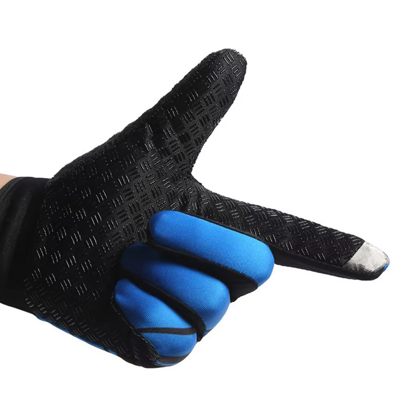 Bicycle Cycling Gloves Full Finger Men Touch Screen Nylon Bike Glove For Bike Riding
