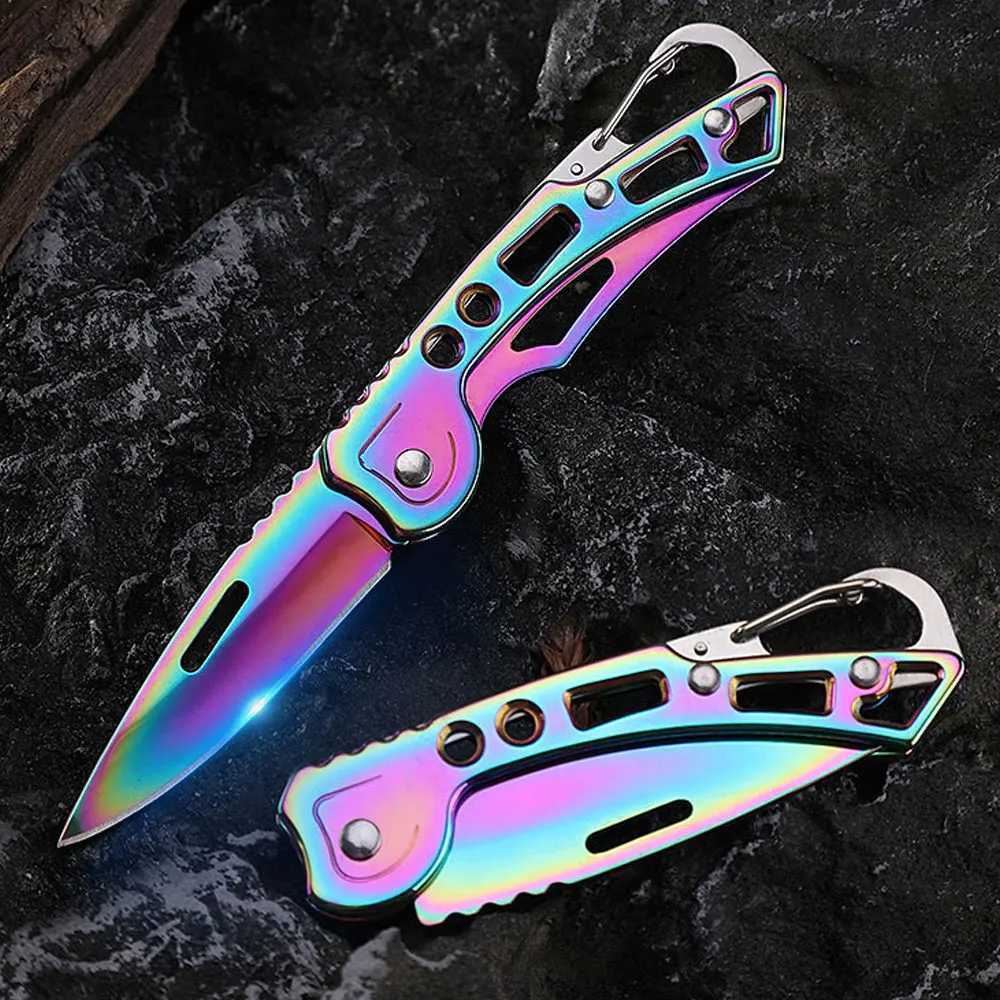 3.5-inch stainless steel folding knife portable filling knife fishing boat accessories PP handle lightweight but cutting knife Y241227
