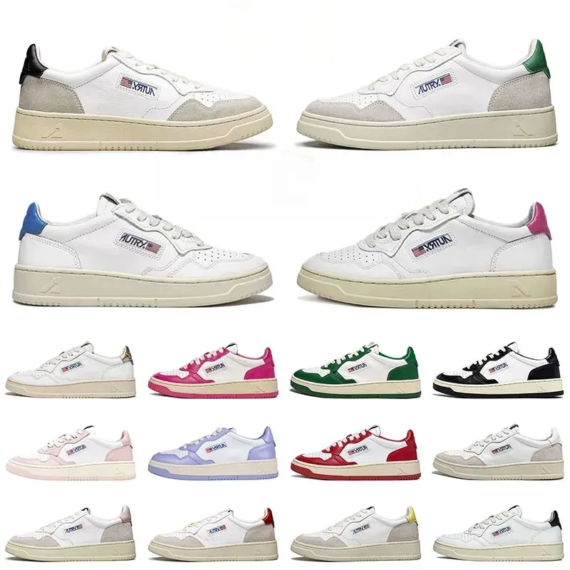 2025 Designer Casual Shoes USA Medalist Platform Sneakers Upper Two-Tone Pink Black Golden Panda Lows Action Loafers Outdoor Women Men Trainers