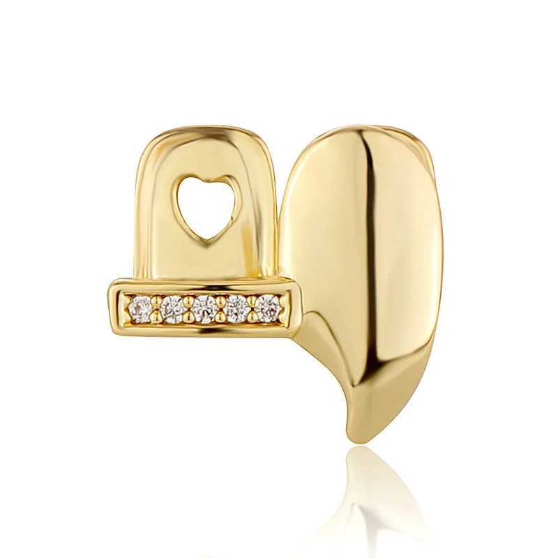 Hip Hop Jewelry Gangsta Party Funny Jewelry Rhinestone CZ Teeth Grill Single Clips Grill Teeth Cs Top Bottom Grill W241227