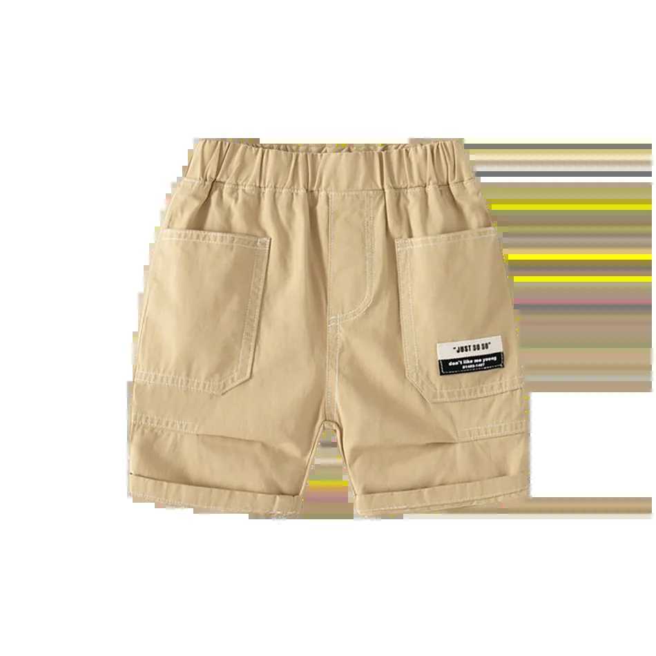 2024 summer baby boy cut shorts childrens shorts baby casual shorts childrens fashionable and cute beach pants Trouser 2-7 years W241227