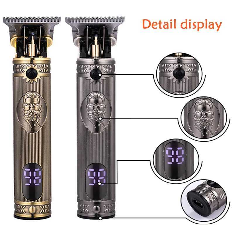 T9 Cordless Electric Hairber Shaver Hair Trimer Home Appliances Travel Barber Razors Shaving Machine for Men Trimmer Man W241227