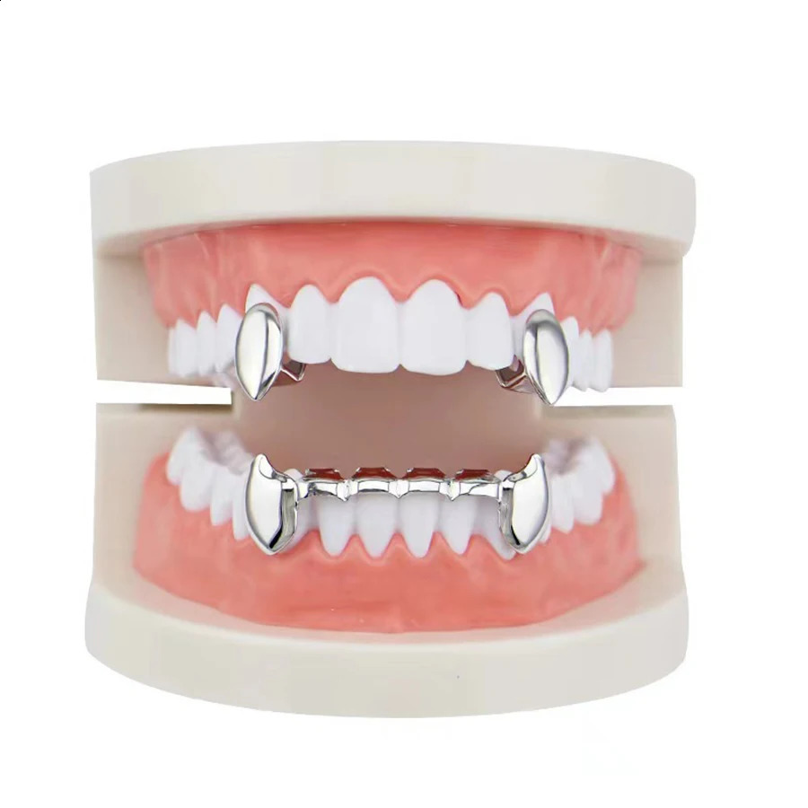 HipHop Classic Single Teeth Golden Tooth Caps Decor 14K Gold Plated Dental Grills Body Jewelry For Women Men 241225