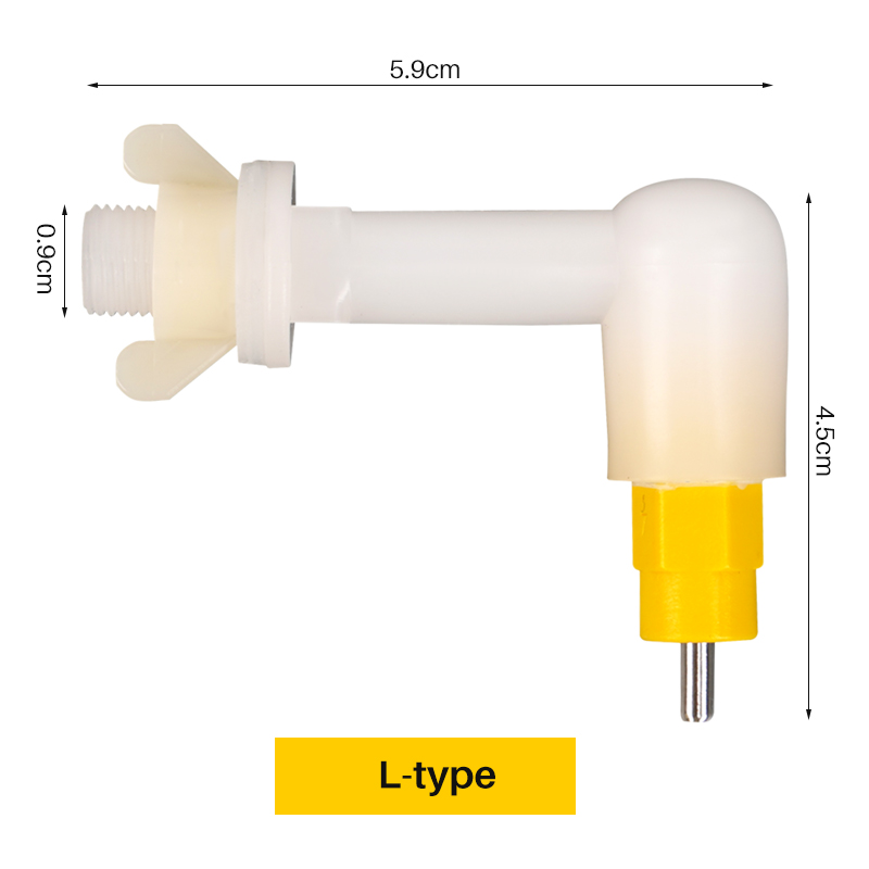 5/10/15/20 Pcs Rbbbit Chicken Chick Water Nipple Drinkers Automatic Drinking Fountain Leak-Proof Spring Type Easy Installation