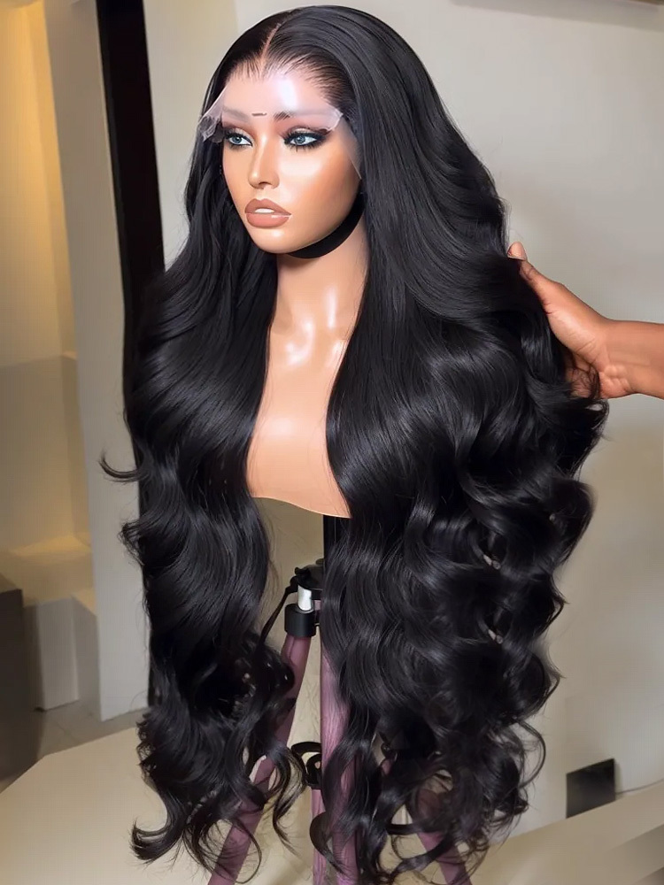 30 40 Inch High Density 5X5 Closure Glueless Human Hair Ready To GO Body Wave 13X6 HD Lace Frontal Wig For Women