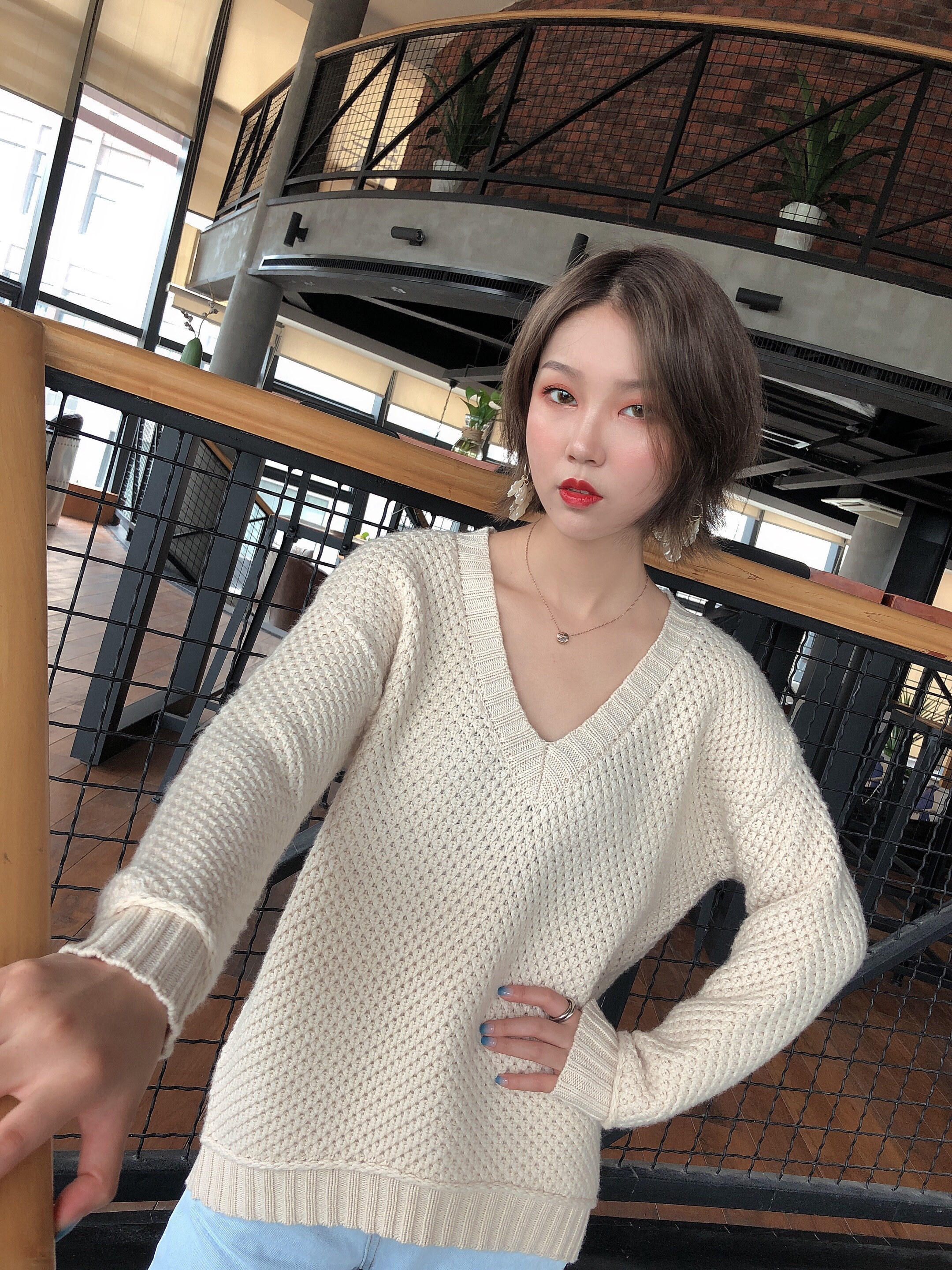Women's Chic Slim Fit Wool Pullover - Cozy & Stylish Autumn Knitwear