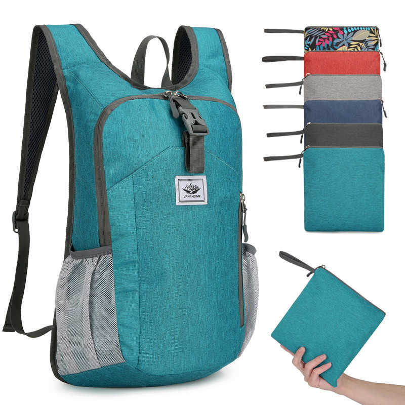 New Cycling Bag New Folding Outdoor Nylon Leisure Sports Bag Hiking Cycling Bag Travel Bags Daypack 240920