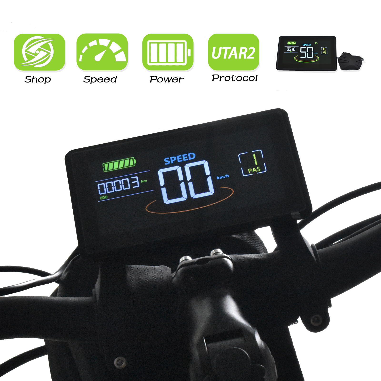 High-Performance H6C Cycle Tracker LED Screen Bike Monitoring System