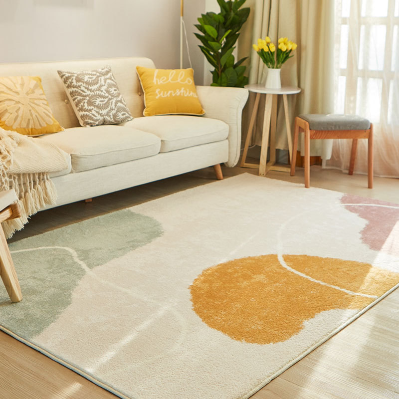 5108-318-44.6-Modern Minimalist Large Area Living Room Carpets Beige Line