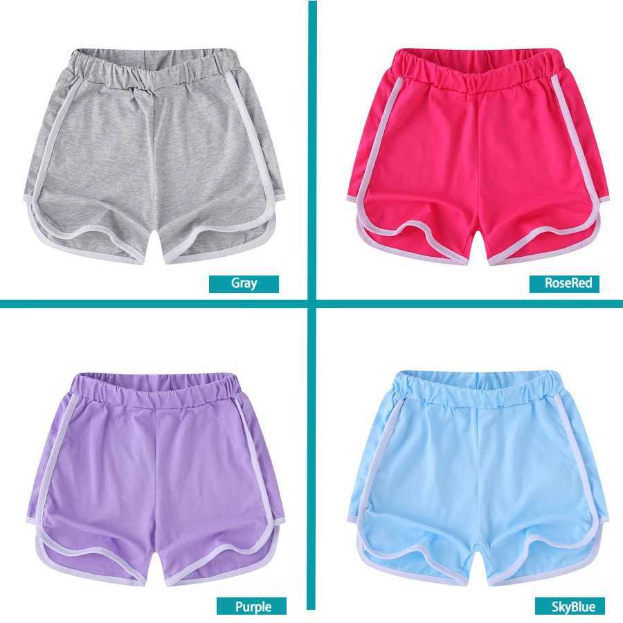 SheeCute girls boys cotton shorts childrens beach sports shorts W241227