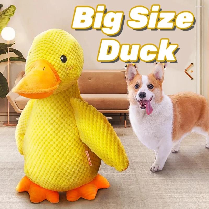 Large Interactive Stomping Duck for Dogs: Perfect Chew Toy for Tooth Grind & Playtime Fun