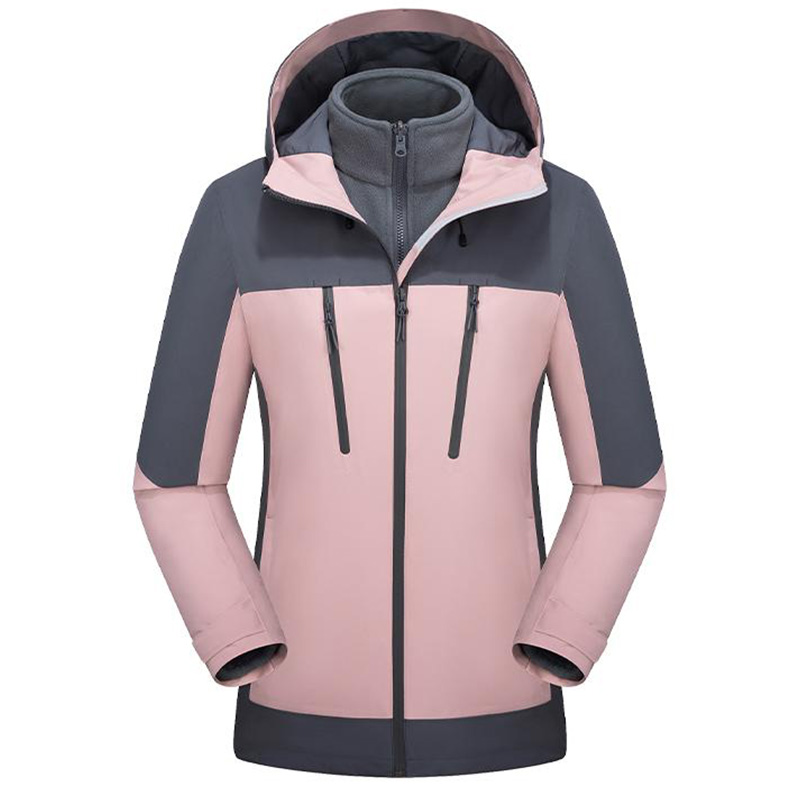 DX-J24776 Women's 2-Piece Shaker Fleece 3-in-1 Punching Jacket A10