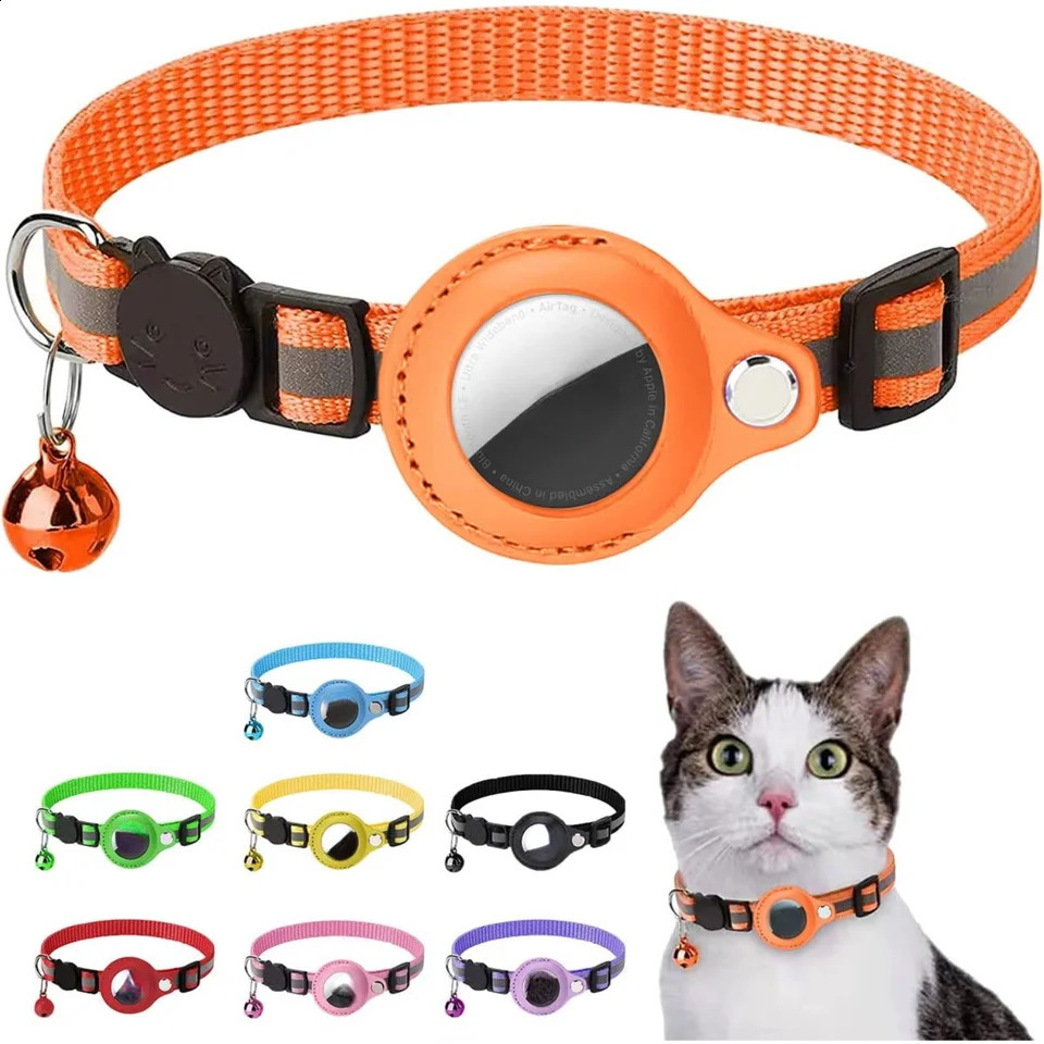 Cat accessories nylon reflective adjustable heavy-duty training air cat collar 241225