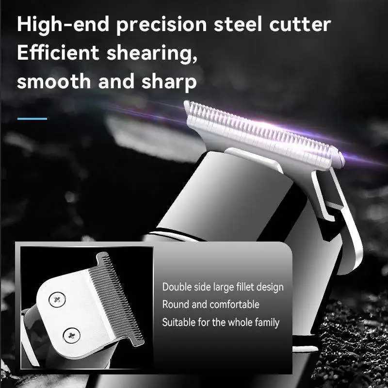Professional Chemical Hair Beard Trimmer For Men Electric Hair Clipper Rechargeable Hair Cutting Machine Powerful Haircut Lithium W241227