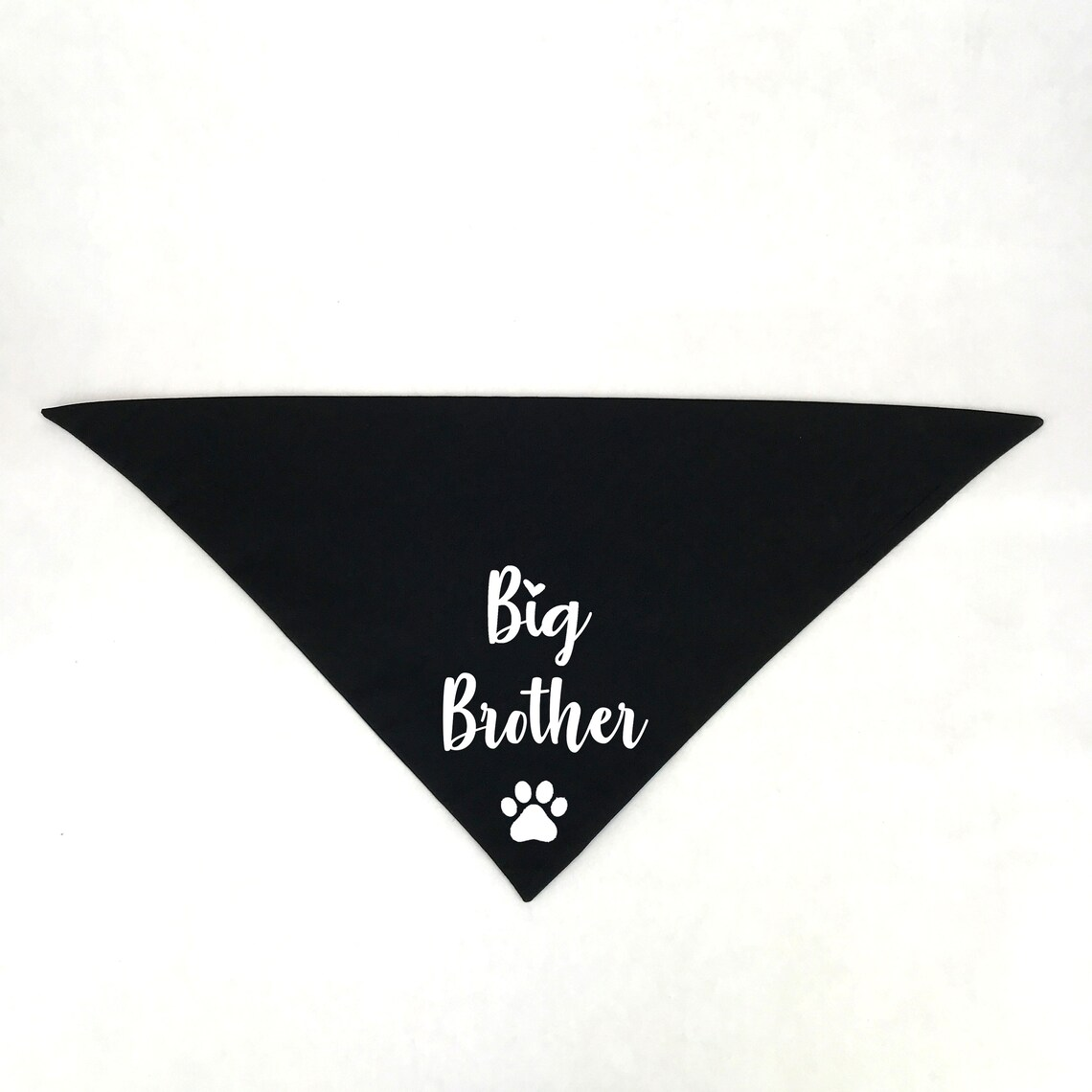 Big Brother Dog Bandana Pregnancy Announcement Photos New Puppy Gotcha Day Gender Reveal Black White Bandana for dogs