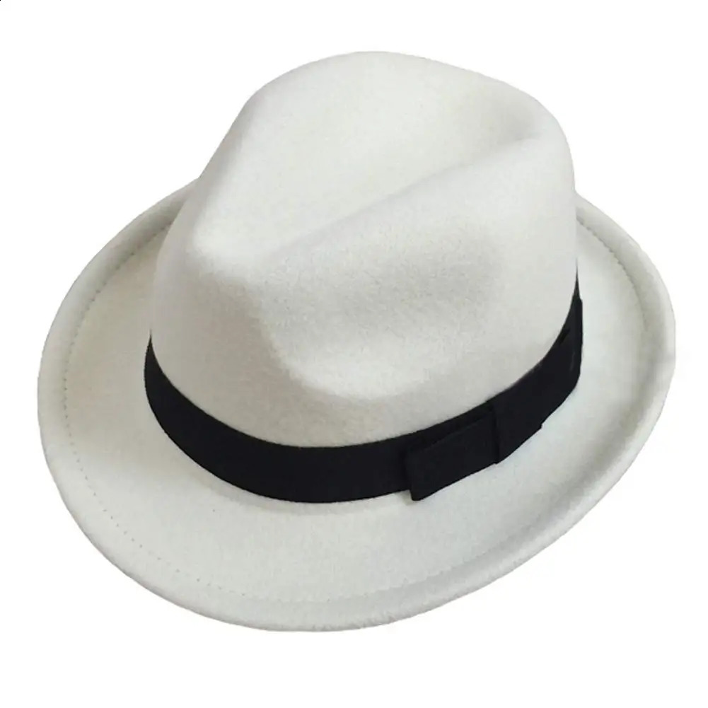 Michael Hat for Kids- Fedoras - White Smooth Criminal Hat 241226