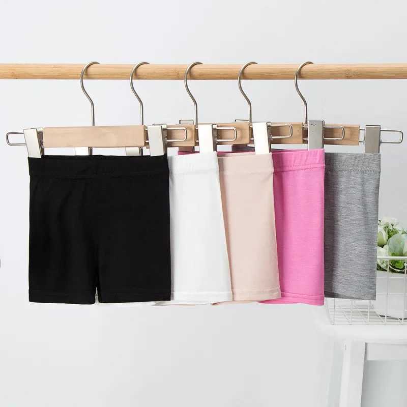 Summer girls short cotton dance safety pants beach underwear baby boxing shorts legs 3-12 years W241227