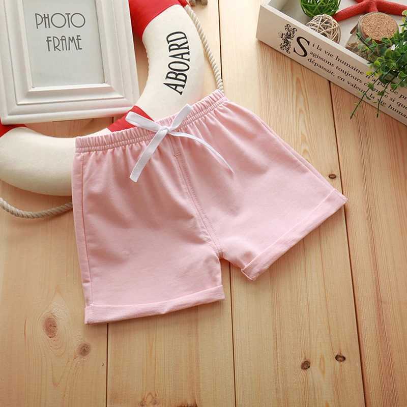Red black pink white baby shorts toddler boys girls cotton shorts summer childrens sports shorts childrens clothing set W241227