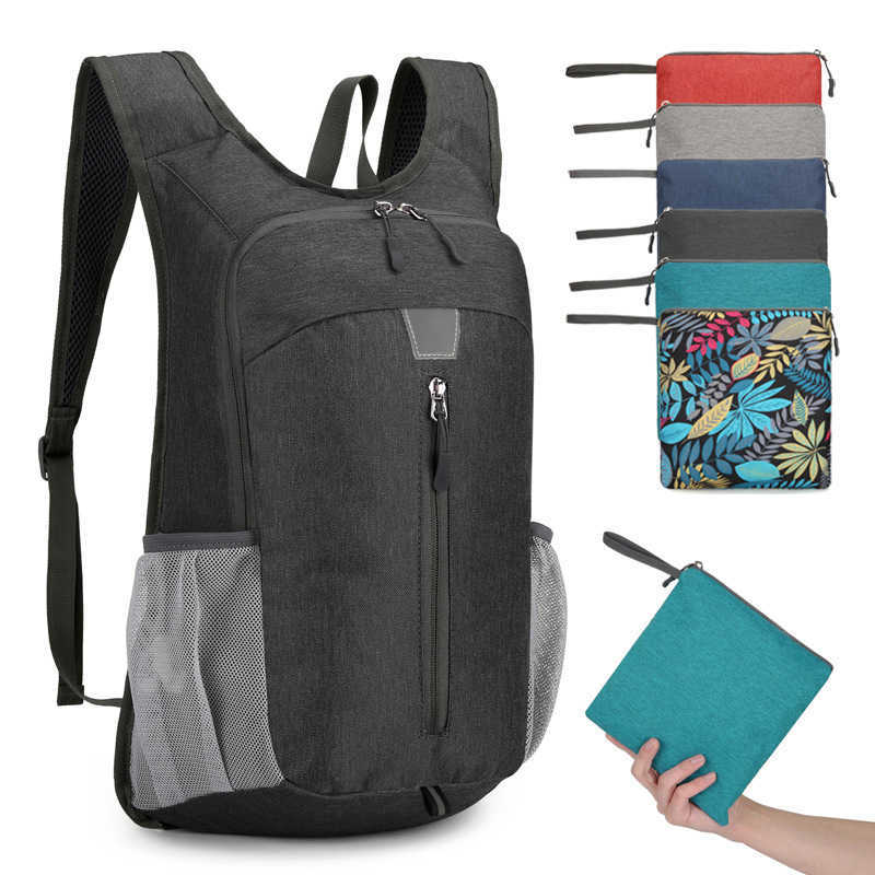 New Folding Bag Outdoor Sports Bag Lightweight Hiking Backpack Travel Bag WoMens Leisure Backpack Mens Backpack 240920