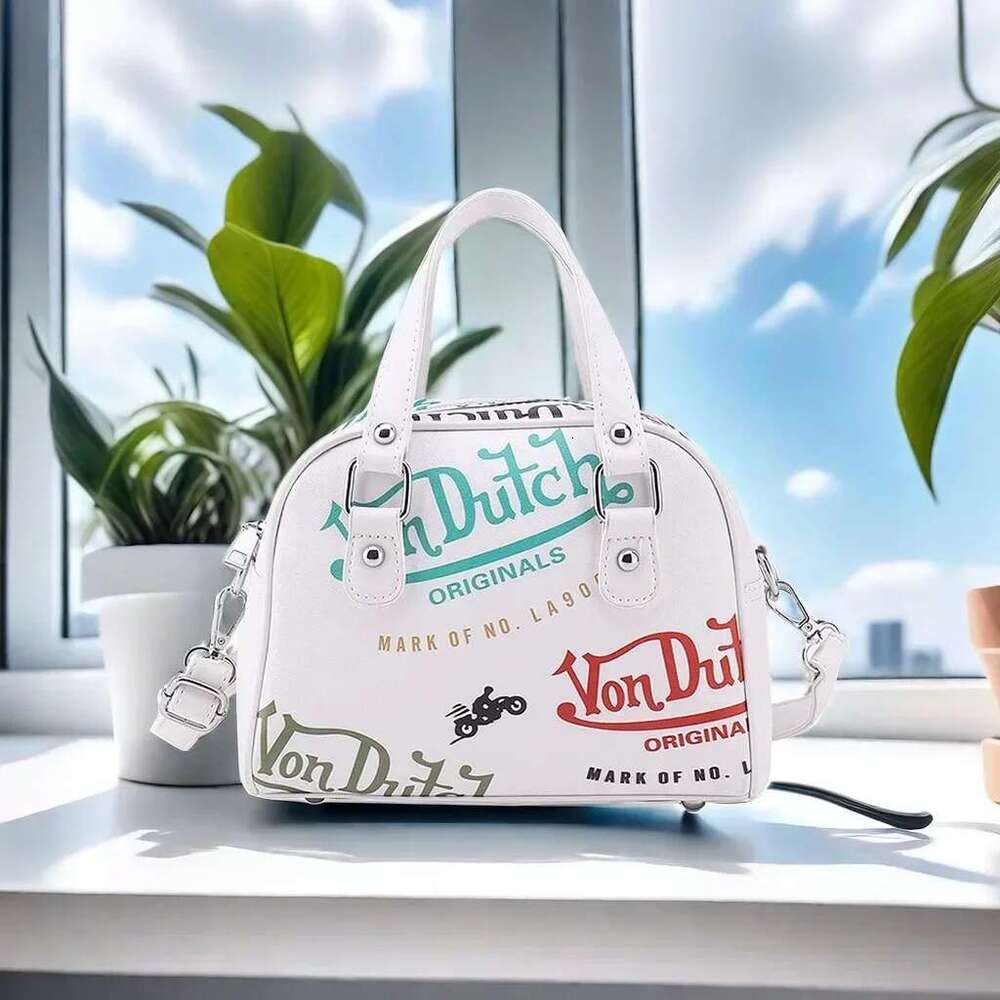 Bags New Fashion Handbag Trendy Personality Mother Graffiti Shoulder Crossbody Retro Women's Bag Spring