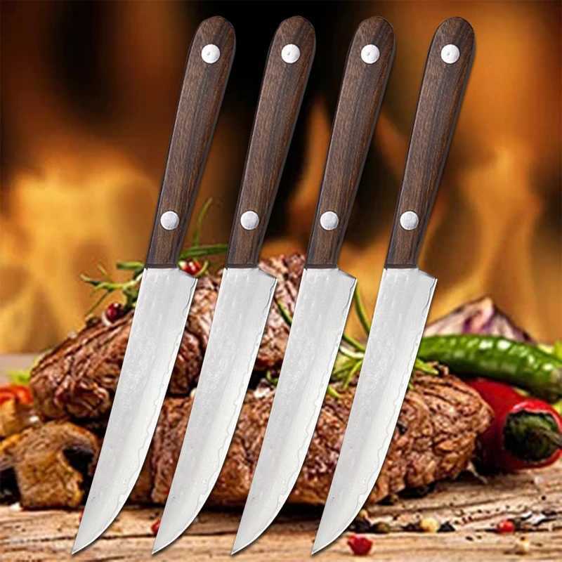 67th floor Damascus steel steak knife kitchen utility knife cutter Boning knife sushi barbecue cutting fishing knife Y241227