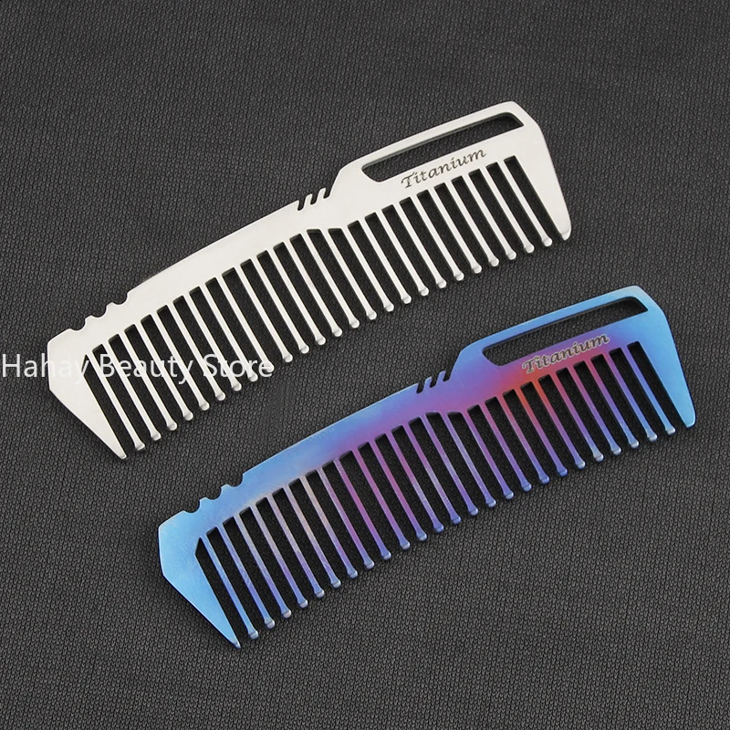 Mini Portable Alloy Comb EDC Super Light Comb EDC Outdoor Small Accessories Anti static 250103