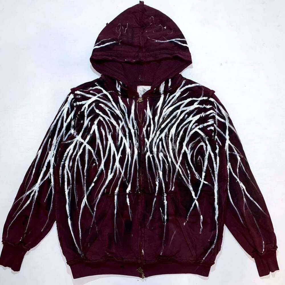 Gothic Harajuku style hooded with spider print for both men women, loose and dark street sports sweatshirt